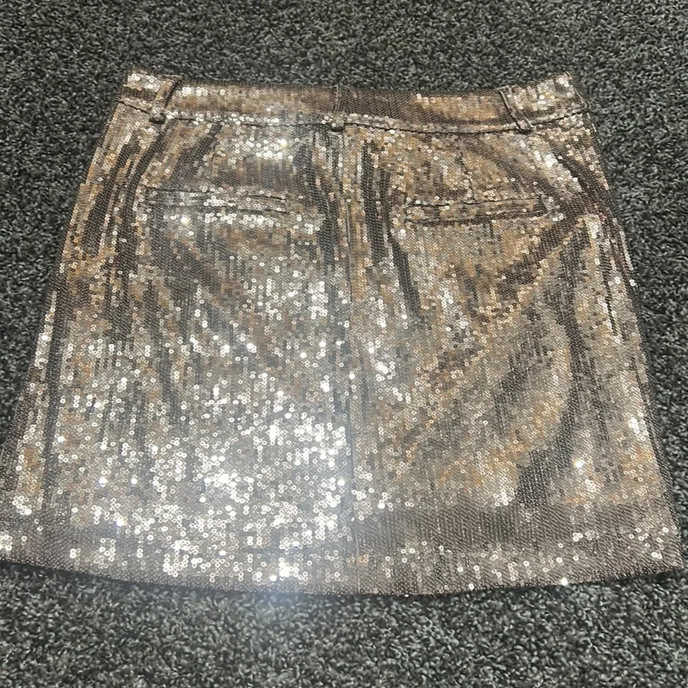 NWT BB Dakota Rose Gold Sequin Skirt 6